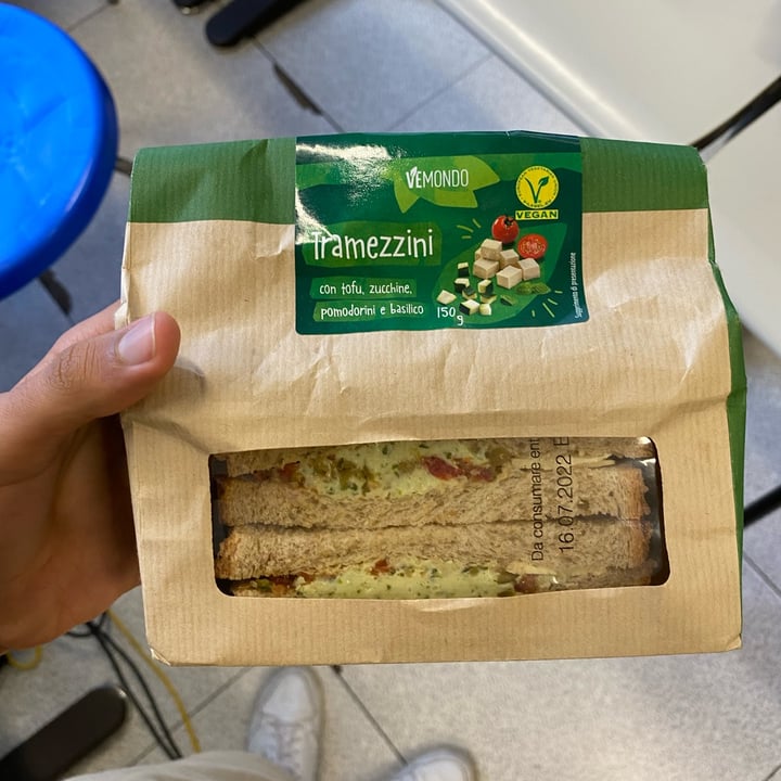 review photo of Vemondo Tramezzini con Tofu, Zucchine, Pomodorini e Basilico shared by @honestlygab on 16 Jul 2022 - review