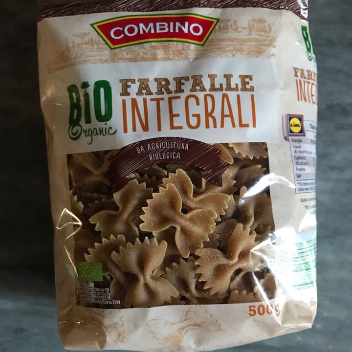 photo of Combino Bio organic farfalle integrali shared by @carmelau on  09 Nov 2020 - review