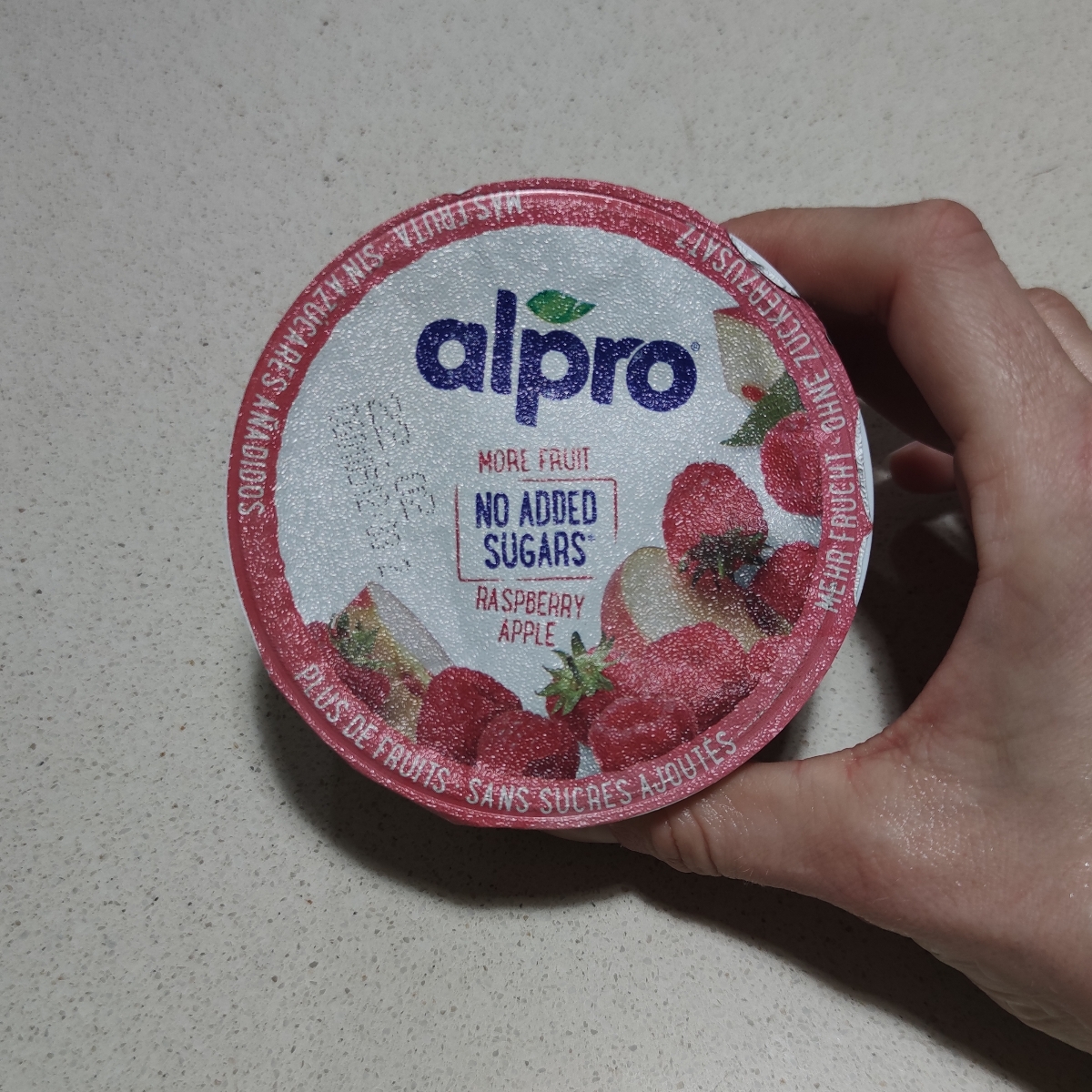 Alpro - No Added Sugar Raspberry Apple Review | abillion