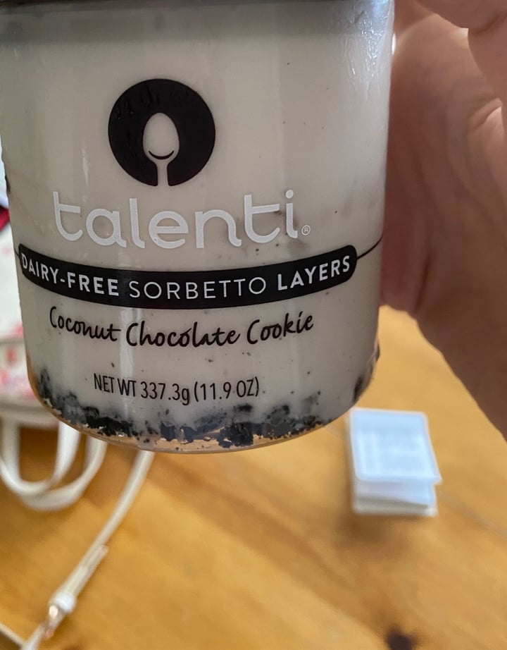 photo of Talenti Gelato Coconut Chocolate Cookie shared by @kaelinm on  25 Apr 2020 - review