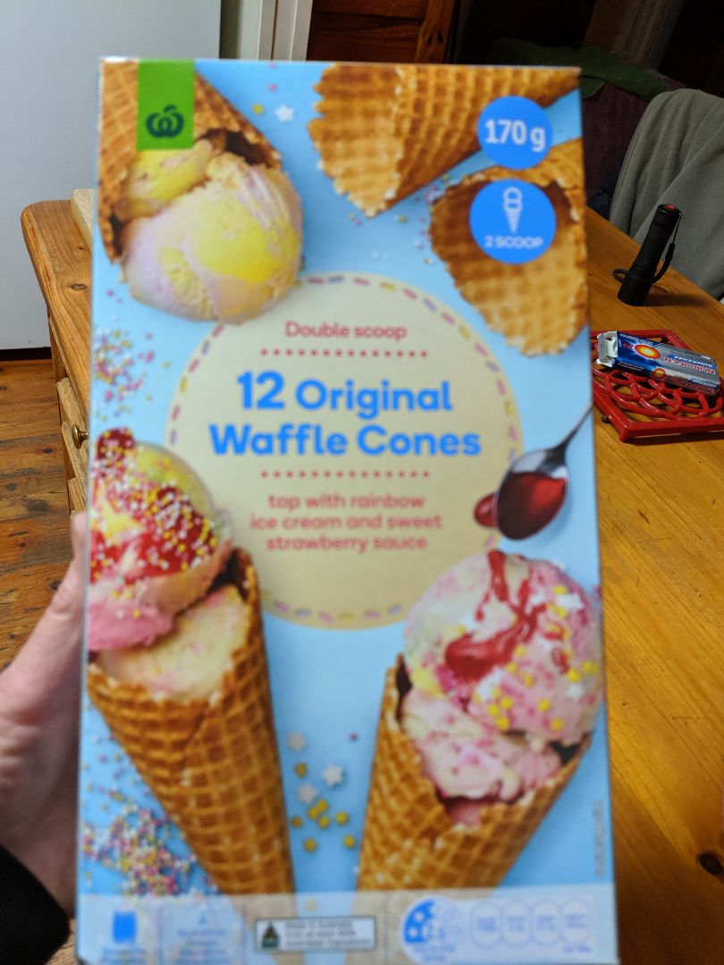 Woolworths (Australia) 12 Original Waffle Cones Reviews abillion