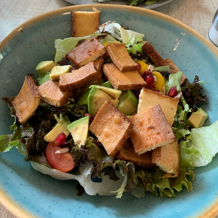 photo of Happy Bean Salad with grilled tofu shared by @yummykitty on  18 Dec 2020 - review
