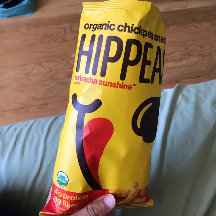 photo of Hippeas Sriracha Sunshine Organic Chickpea Puffs shared by @curvycarbivore on  03 Aug 2020 - review