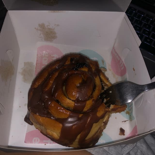 Photo of the dish “Chocolate sour dough Chelsea bun”