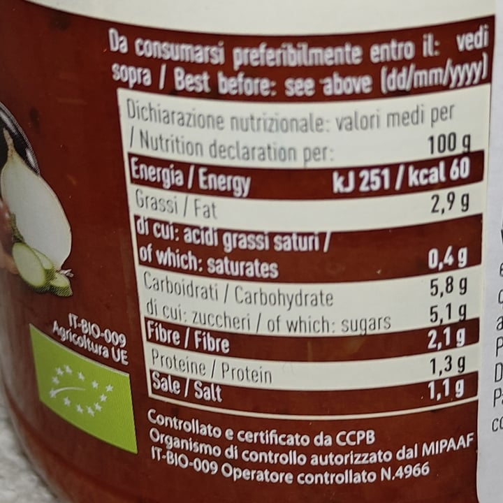 review photo of Alce Nero Sugo di pomodoro con verdure shared by @sarides on 21 Apr 2022 - review