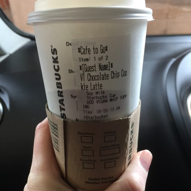Photo of the dish “Chocolate Chip Cookie Latte”