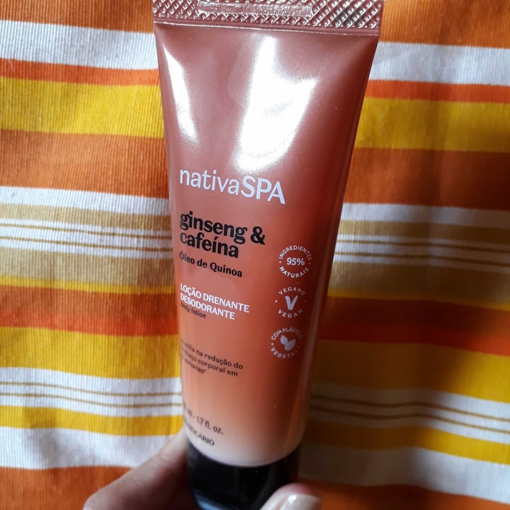 photo of O Boticário Gel corporal anticelulite - Nativa Spa Ginseng & Cafeína shared by @anacruz on  12 May 2022 - review