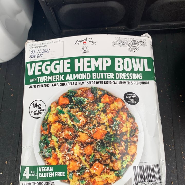 review photo of Tattooed Chef Veggie Hemp Bowl shared by @rdyaffe on 12 Oct 2020 - review