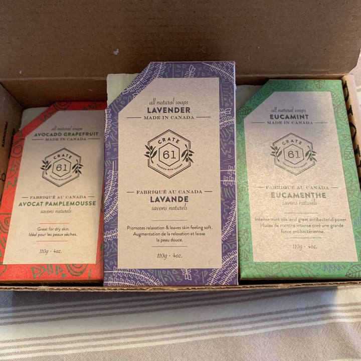 review photo of Crate 61 6-Pack Vegan Soaps shared by @cheydeeshoo on 28 Apr 2020 - review