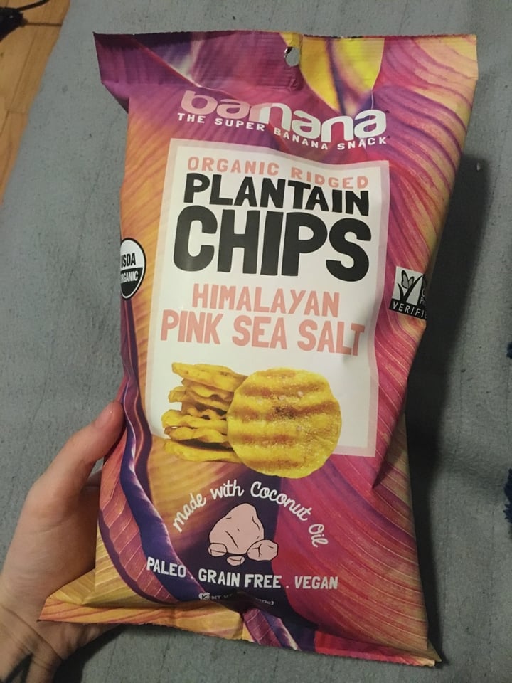 photo of Banana (The Super Banana Snack) Plantain chips shared by @smash0the0pumpkins on  29 Feb 2020 - review