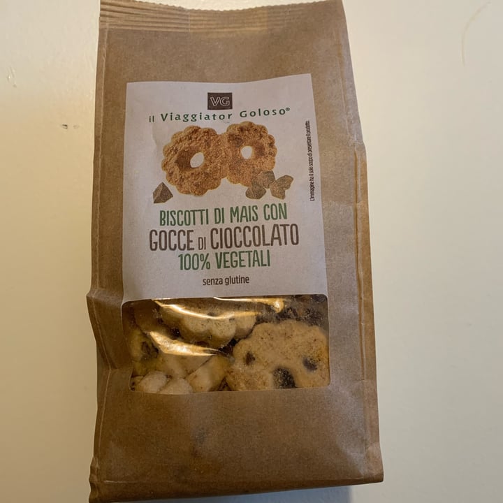 photo of Il Viaggiator Goloso Biscotti di mais con gocce di cioccolato shared by @saracipolla on  29 Apr 2022 - review