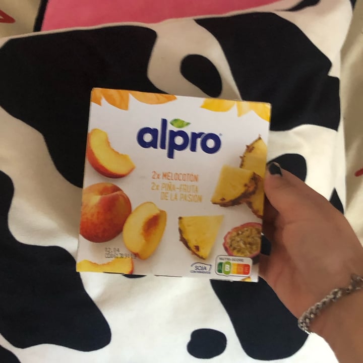 photo of Alpro Peach & Pineapple with Passion Fruit Yogurt shared by @mamiyuinta on  07 Mar 2022 - review