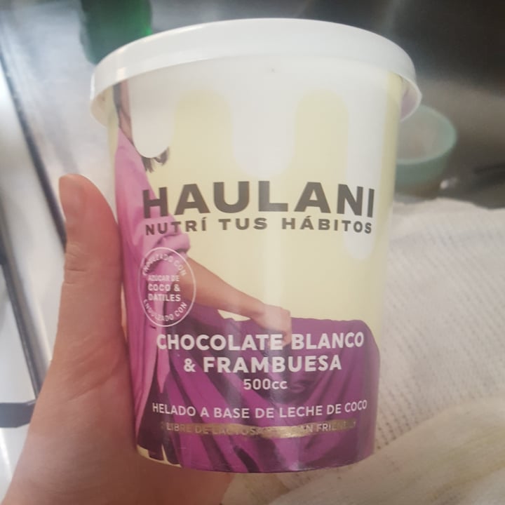 photo of Haulani Helado de Chocolate Blanco y Frambuesas shared by @vulcana on  11 Dec 2020 - review