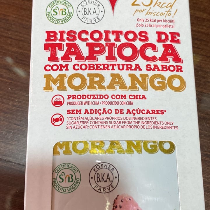 photo of Fhom Biscoito de tapioca e morango shared by @missiany on  13 May 2022 - review
