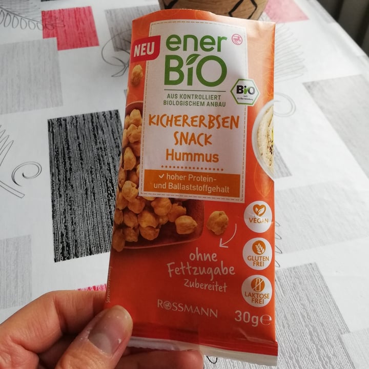 photo of Rossmann Ener Bio Kichererbsen Snack Hummus shared by @mareikeks on  14 Mar 2021 - review