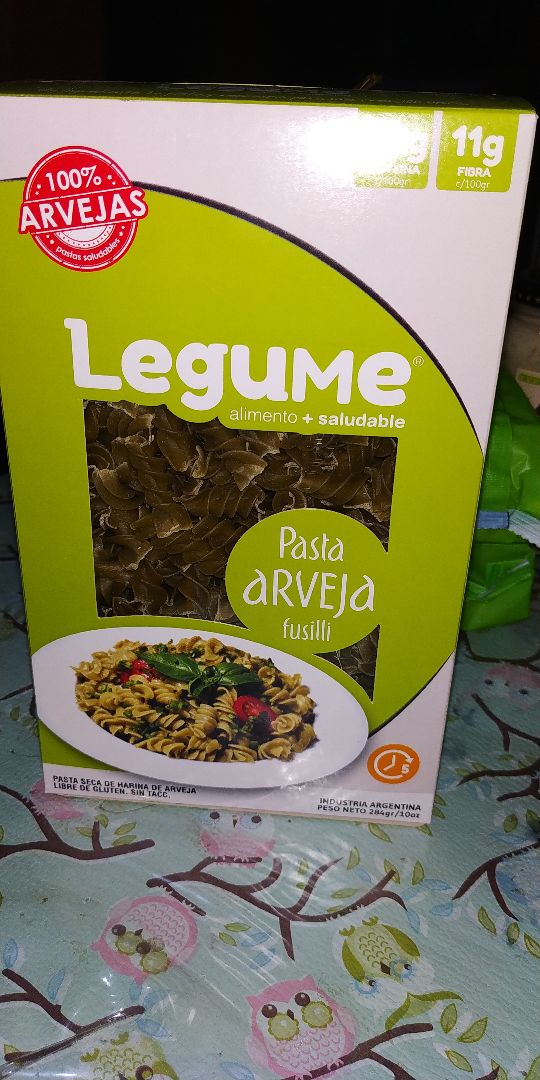 photo of Legume Pasta Arveja Fusilli shared by @erikita on  17 Jan 2020 - review