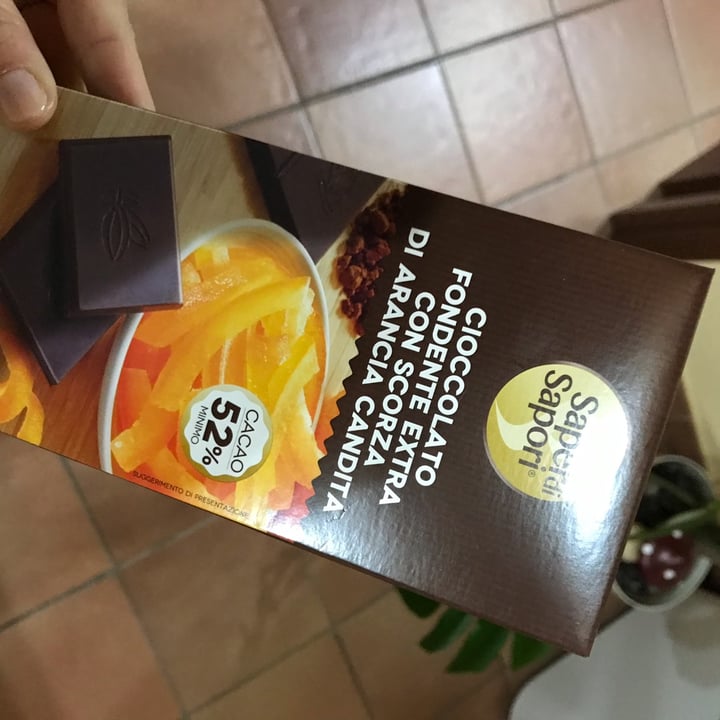 photo of Saper di Sapori  Cioccolato Fondente Con Scorze Di Arancia shared by @elisabetth on  12 Dec 2021 - review