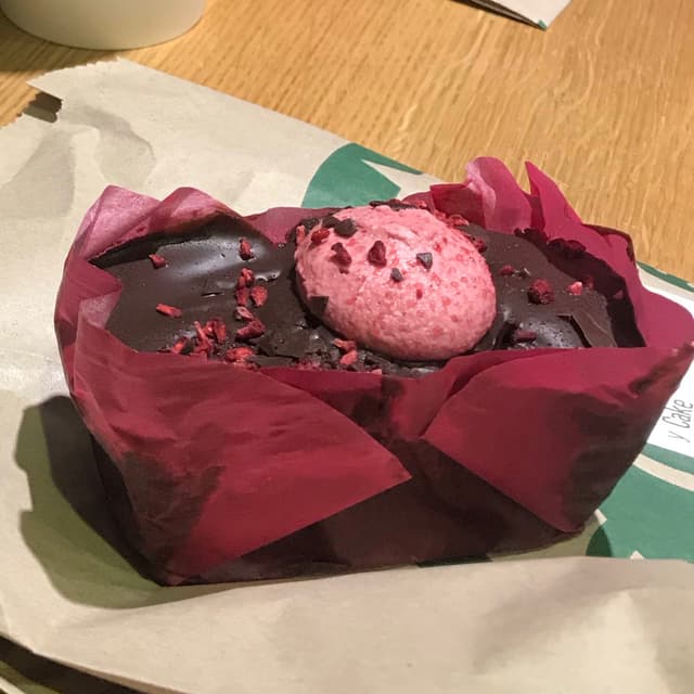 Photo of the dish “Chocolate and raspberry cake”