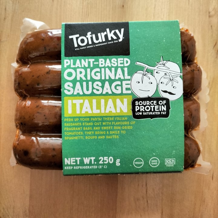 Tofurky Plantbased Sausages Italian Review abillion