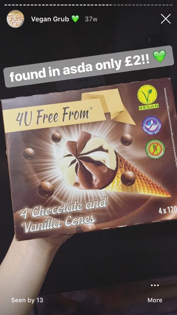 photo of 4U Free From 4U Free From Ice Cream Cones shared by @ghoulyprincess on  11 Apr 2019 - review