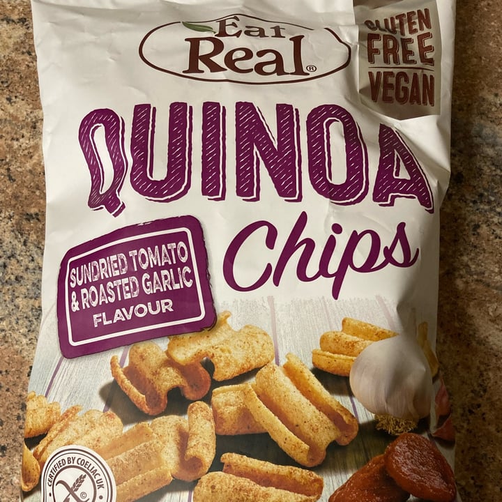 photo of Eat Real Eat real quinoa chips sun dried tomato & roasted garlic flavour shared by @garethlawrence on  22 Oct 2021 - review