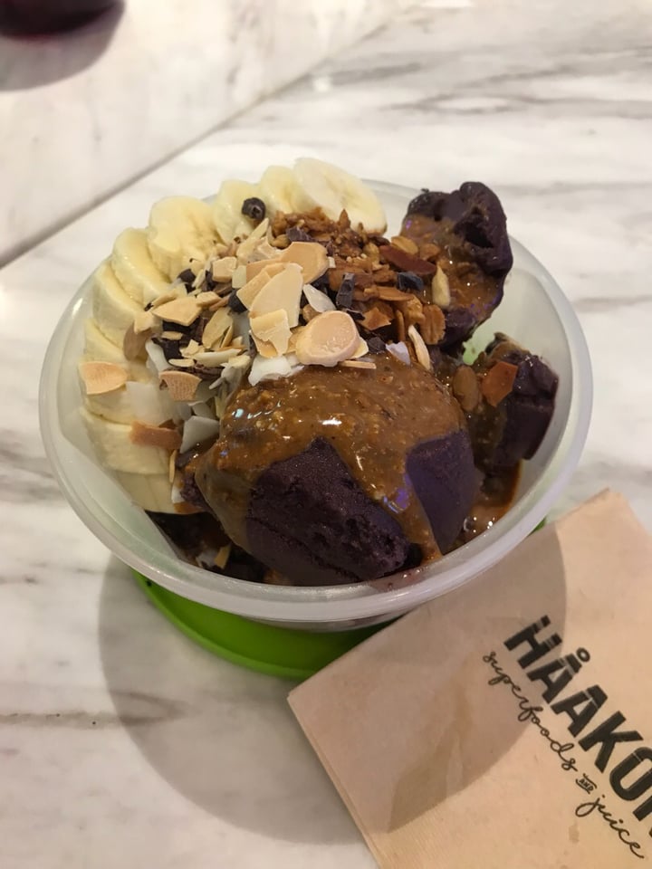 photo of Haakon Superfoods and Juice Nut butter açaí bowl shared by @shiling on  06 Jul 2019 - review