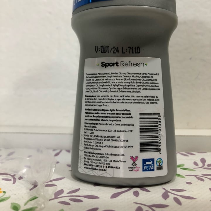 review photo of schraiber Desodorante Roll-on Sport Refresh shared by @linatt on 19 Jun 2022 - review