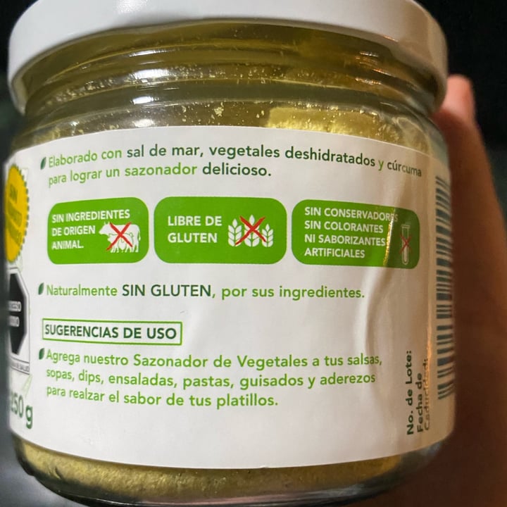 review photo of Origen sano Sazonador de Vegetales Sal de Mar y Cúrcuma shared by @katysaneme on 30 Jun 2022 - review