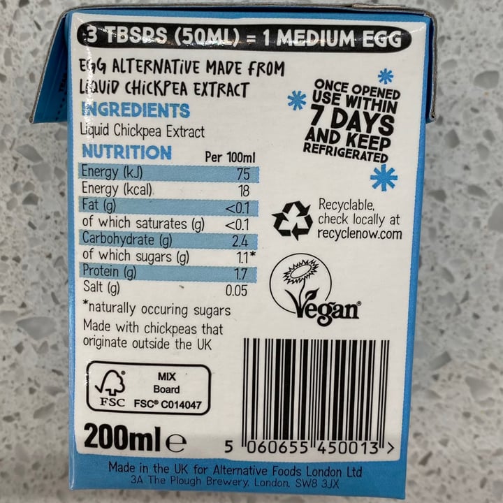 photo of OGGS Aquafaba Egg Alternative shared by @leevardy on  15 May 2021 - review