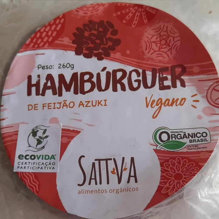 review photo of Sattva Alimentos OrgĂąnicos HambĂșrguer De FeijĂŁo Azuki shared by @solemar62022 on 25 Sep 2022 - review