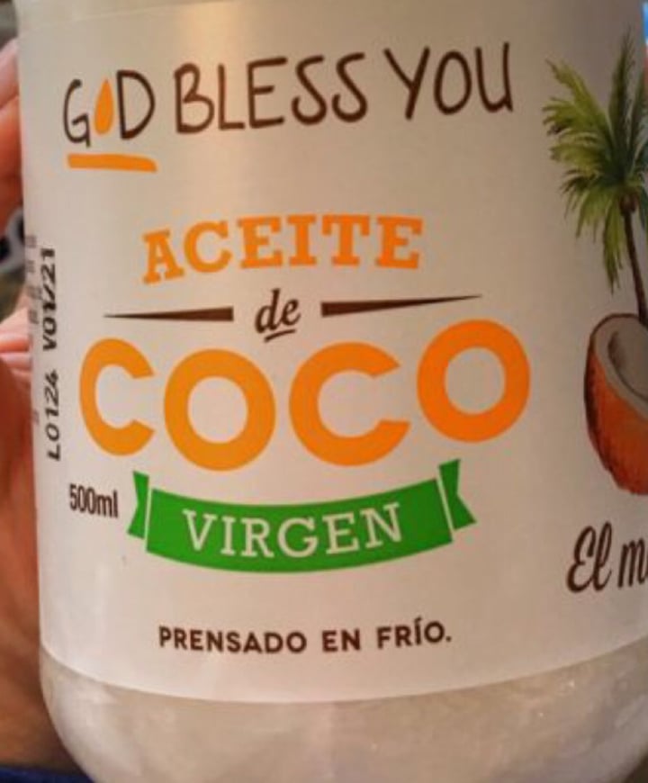 photo of God Bless You Aceite de Coco shared by @rominanotero on  30 Jul 2019 - review