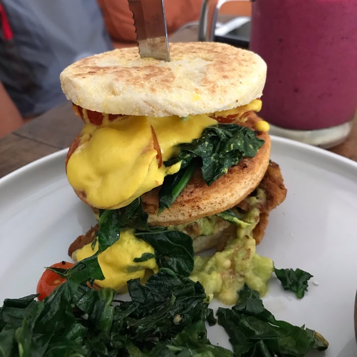 photo of Secret Spot Breakfast Burger shared by @vegan-alien on  07 Jul 2020 - review