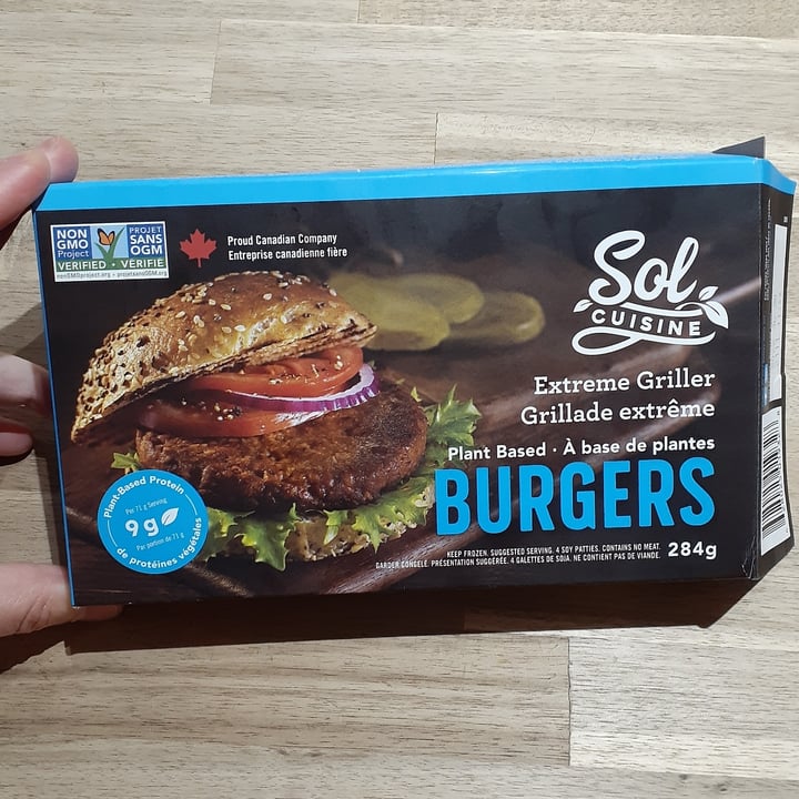 photo of Sol Cuisine Extreme griller burger shared by @mariepoppin on  19 Nov 2021 - review