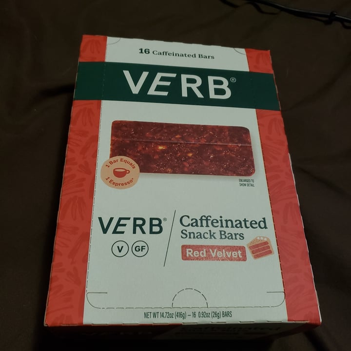 photo of Verb Energy Red Velvet Cake Energy Bars shared by @dollhouse on  16 Sep 2022 - review