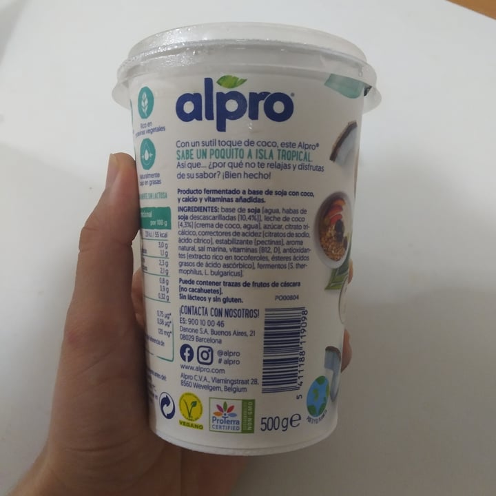 photo of Alpro Natural Con Coco Yogurt shared by @livelikevegansss on  14 Sep 2020 - review