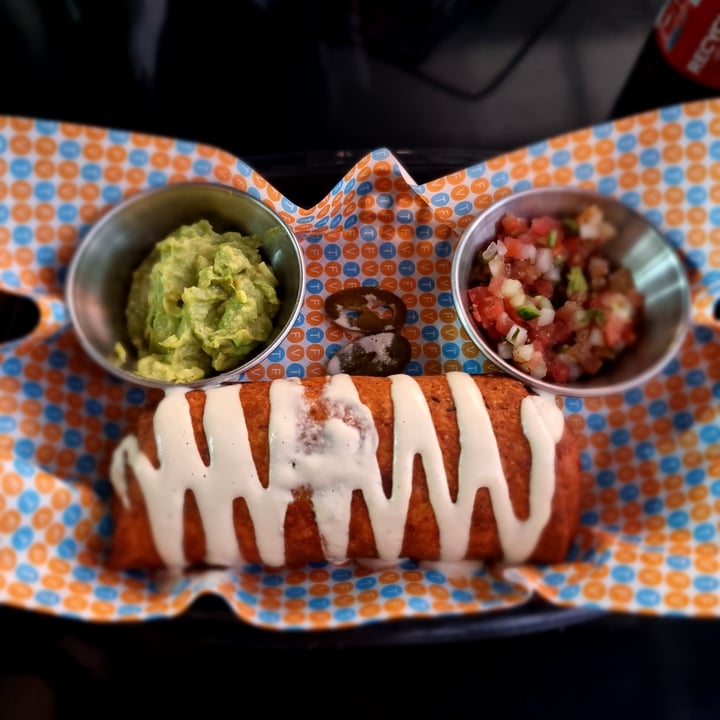 photo of The Fussy Vegan Chimichanga shared by @mikelavk on  10 Nov 2021 - review