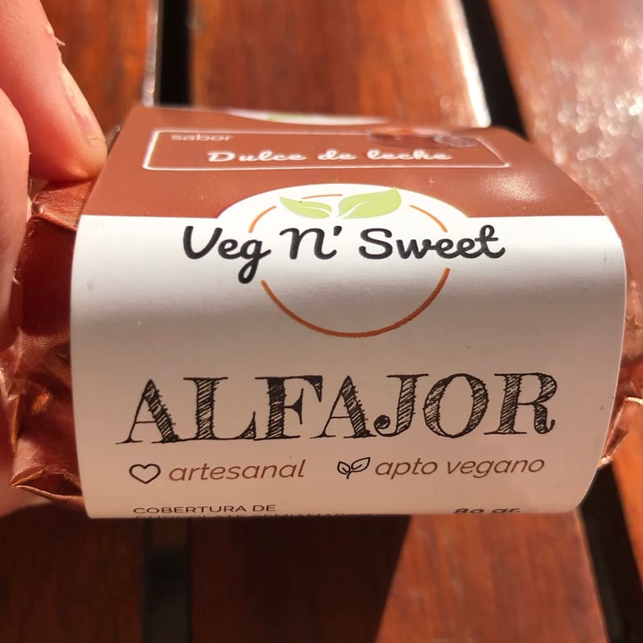 photo of Veg N' Sweet Alfajor De Dulce De Leche shared by @antolab on  09 Oct 2020 - review