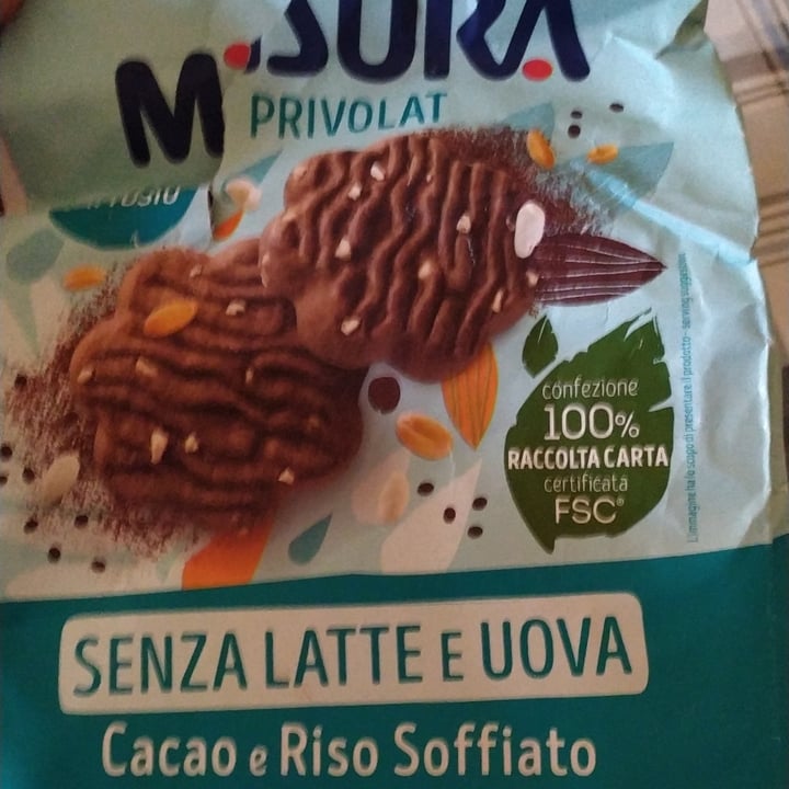 photo of Misura Biscotti con cacao e riso soffiato - Privolat shared by @federicavolpe on  16 Apr 2022 - review