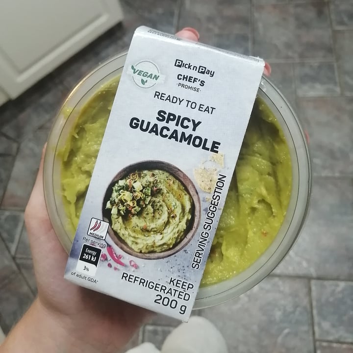 photo of Pick n Pay Vegan guacomole shared by @swanepoelc on  10 Mar 2021 - review