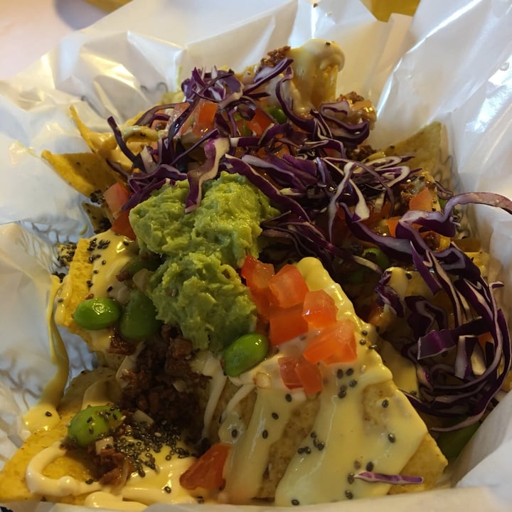 photo of Well Dressed Salad Bar Smokey Nachos and Guacamole shared by @herbimetal on  27 Apr 2019 - review