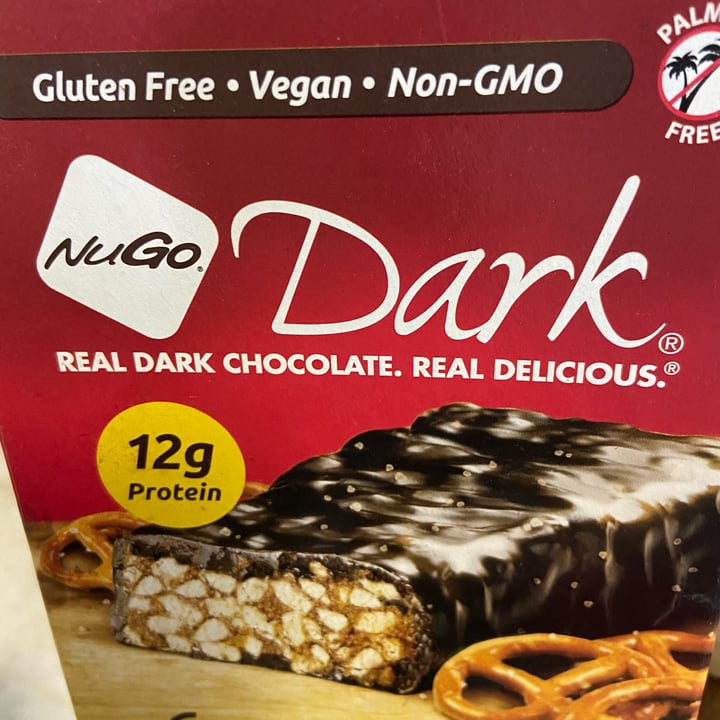 photo of NuGo Dark Chocolate Pretzel shared by @dkcfoh on  30 May 2022 - review