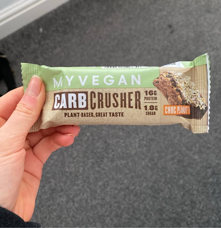 review photo of MYVEGAN carb crusher choc peanut shared by @lillyliftsandruns on 11 Mar 2021 - review
