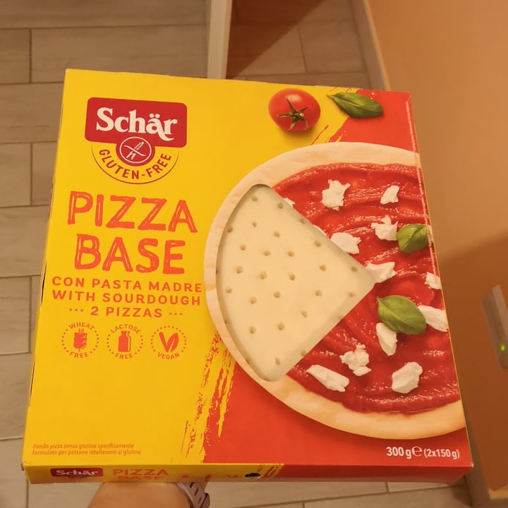 photo of Schär Gluten Free Pizza Base shared by @bebaveg on  10 Mar 2022 - review