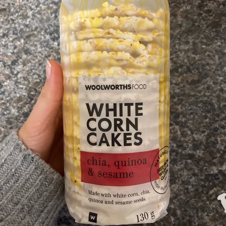 photo of Woolworths Food White corn cakes shared by @miapretorius on  12 Jul 2021 - review