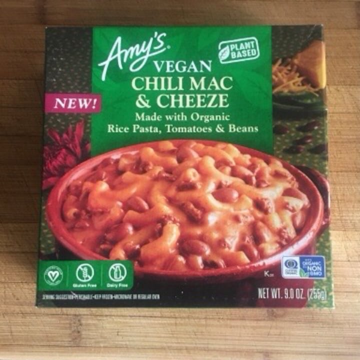 photo of Amy’s Vegan Chili Mac & Cheeze shared by @veganbear67 on  30 Apr 2020 - review