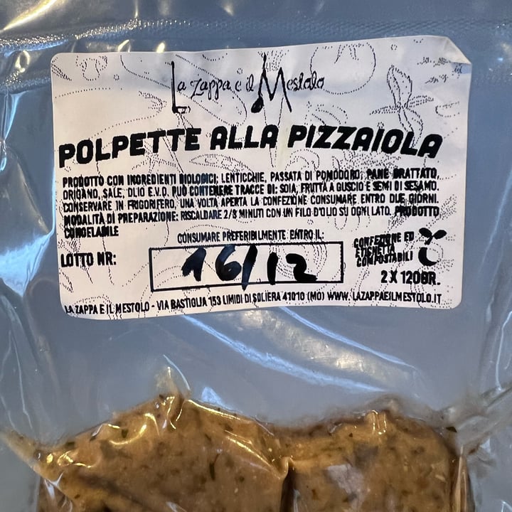 photo of La zappa e il mestolo Polpette alla pizzaiola shared by @marylea on  12 Dec 2022 - review