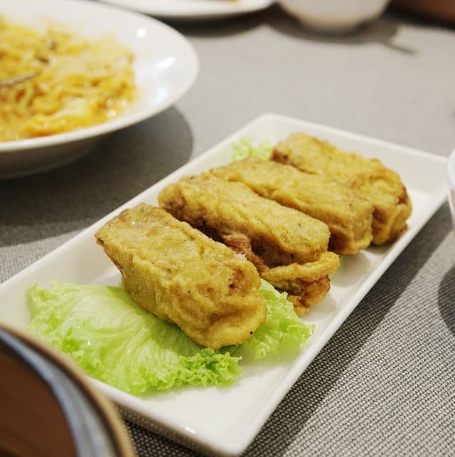 菜肴“Fried Taro mee sua”的照片