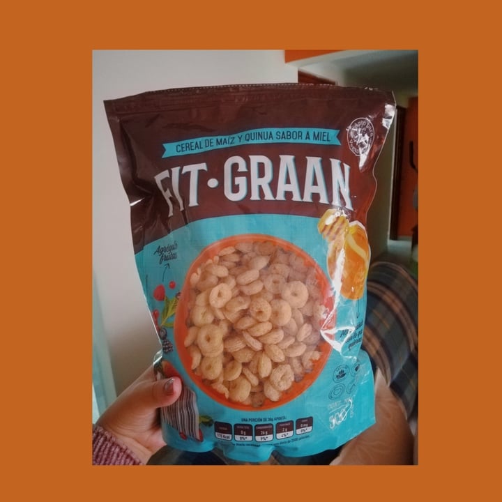 photo of Fit graan Cereal de Maíz y Quinua Sabor a miel shared by @milkveg on  19 Jul 2020 - review