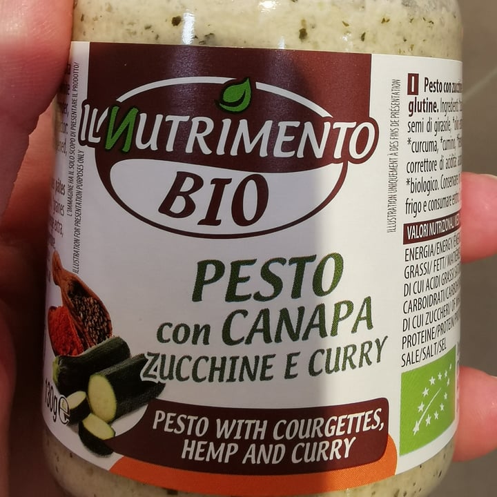 photo of Il nutrimento bio organic pesto con canapa, zucchine e curry shared by @soy-martina on  14 Jun 2022 - review