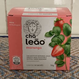 Chá Leão sabor 🍓